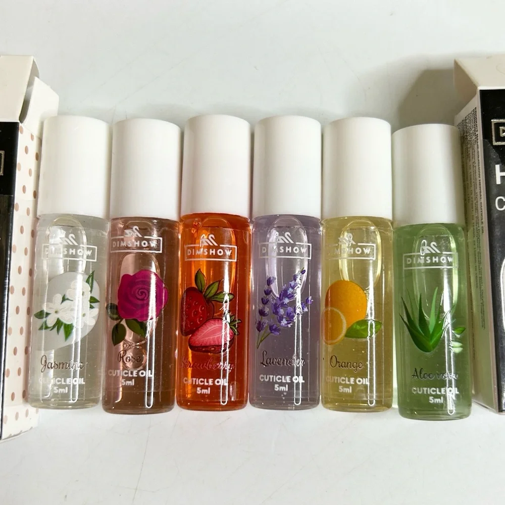 Herbal Natural Cuticle Oil Set 6 Bottles